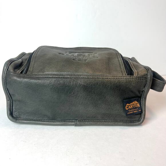 Canyon Outback Leather Louisiana State University LSU Toiletry Bag - Picture 4 of 11